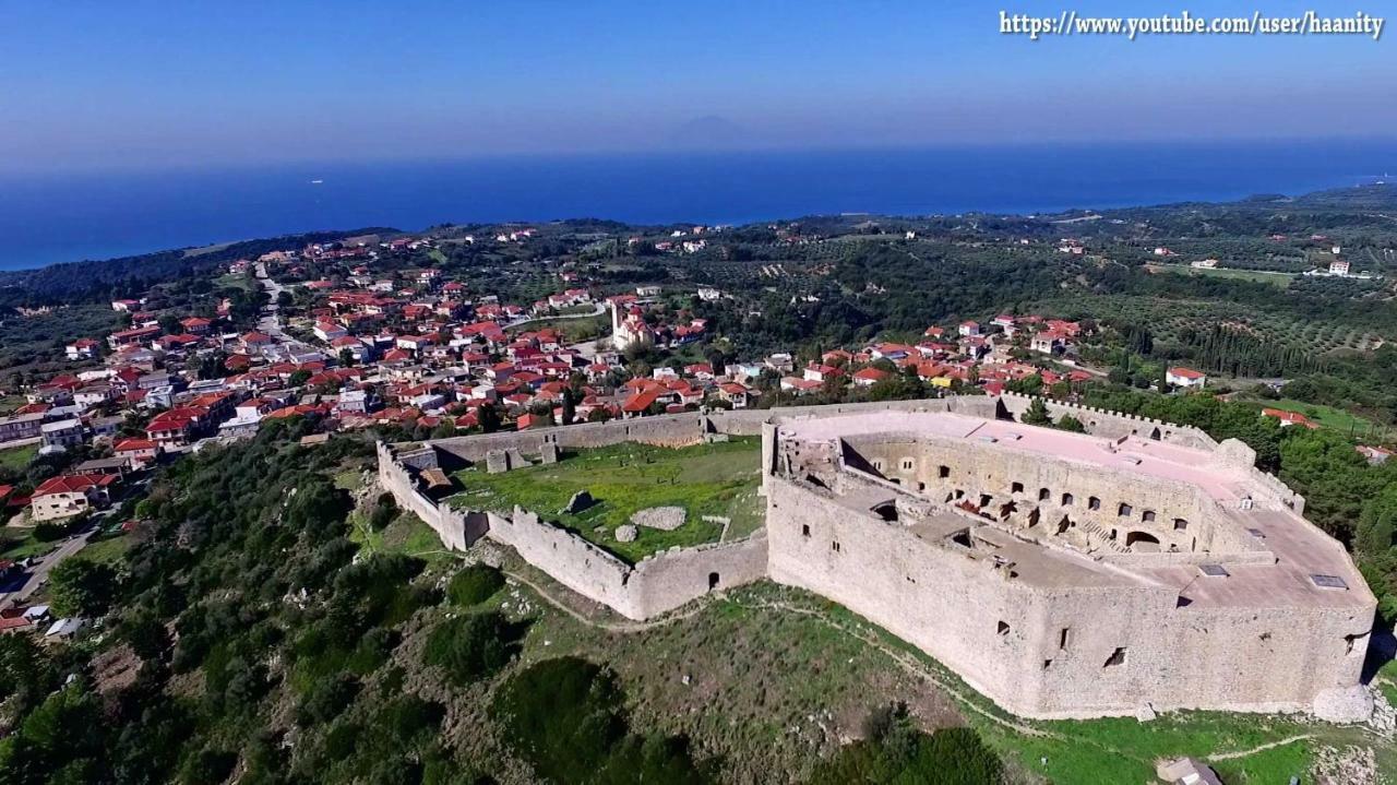 Ionian Sea Base Floor Villa Apartment At Kyllini Kastron  Bagian luar foto