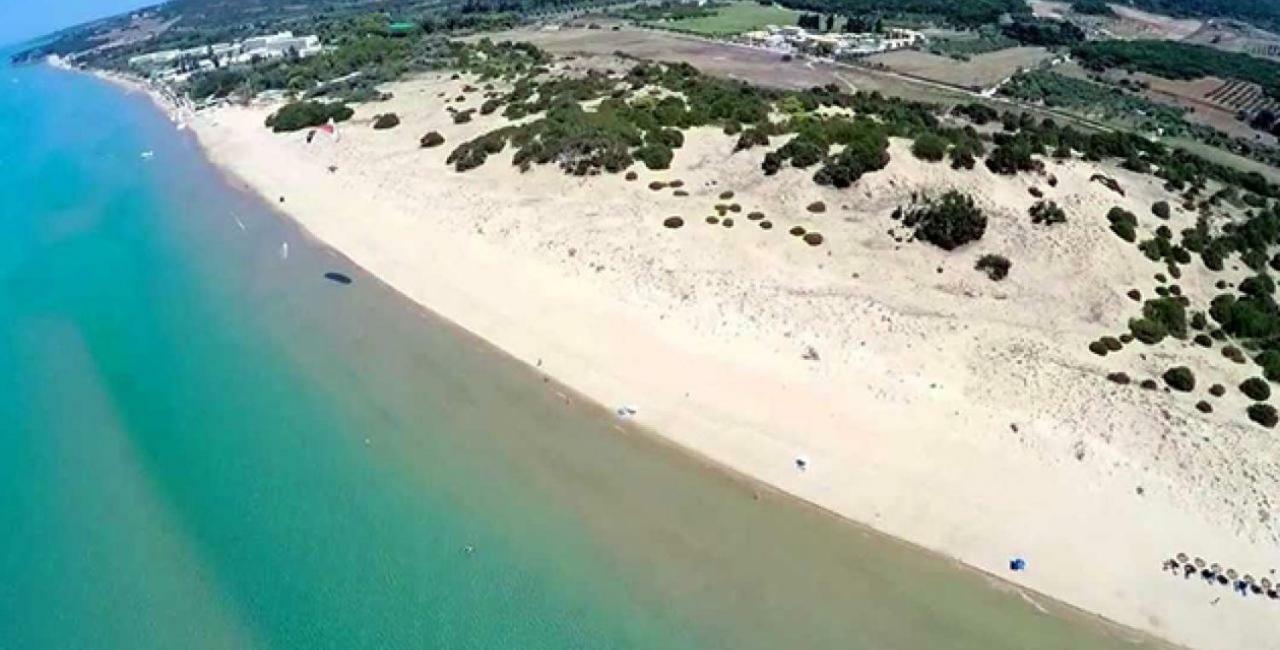 Ionian Sea Base Floor Villa Apartment At Kyllini Kastron  Bagian luar foto