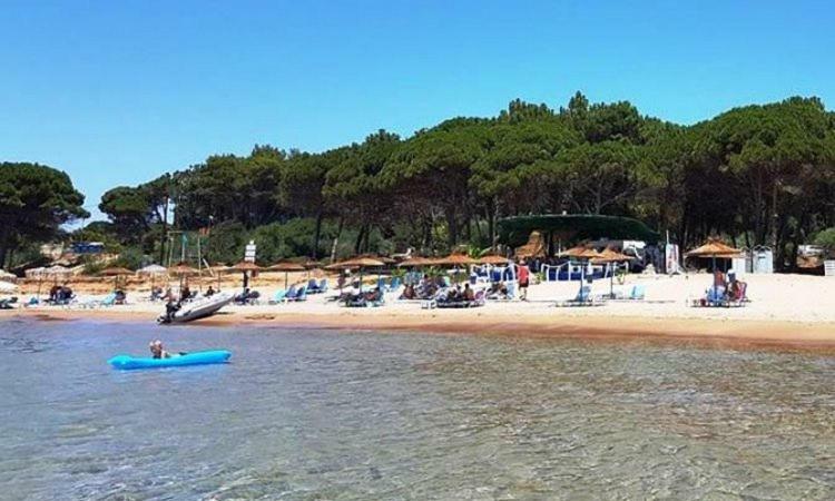 Ionian Sea Base Floor Villa Apartment At Kyllini Kastron  Bagian luar foto